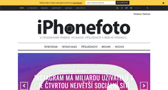 Desktop Screenshot of iphonefoto.cz