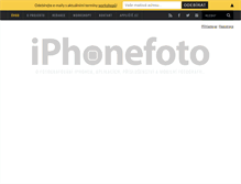 Tablet Screenshot of iphonefoto.cz